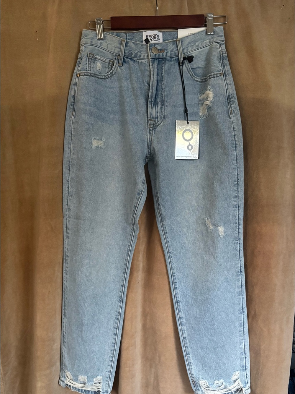 Insane gene high rise tapered jean size 5/26